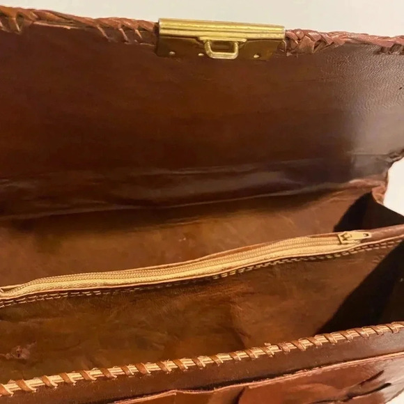 Handmade unisex crocodile clutch  wristlet bag - Picture 6 of 12